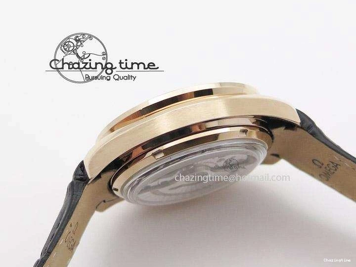 0420 Speedmaster ’57 RG Chrono AXF Best Edition On Black Leather Strap A Colorful 8284